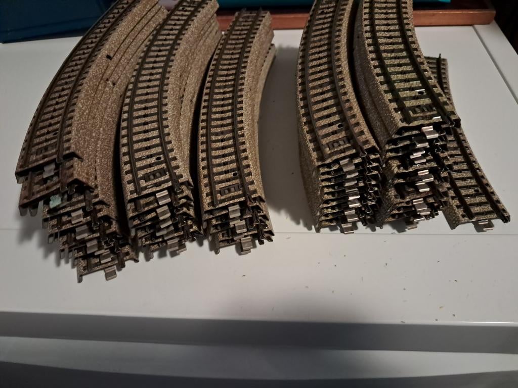 Gebruikte Marklin modeltrein HO rails.e.d., Wisselstroom, Gebruikt, Rails, Ophalen of Verzenden