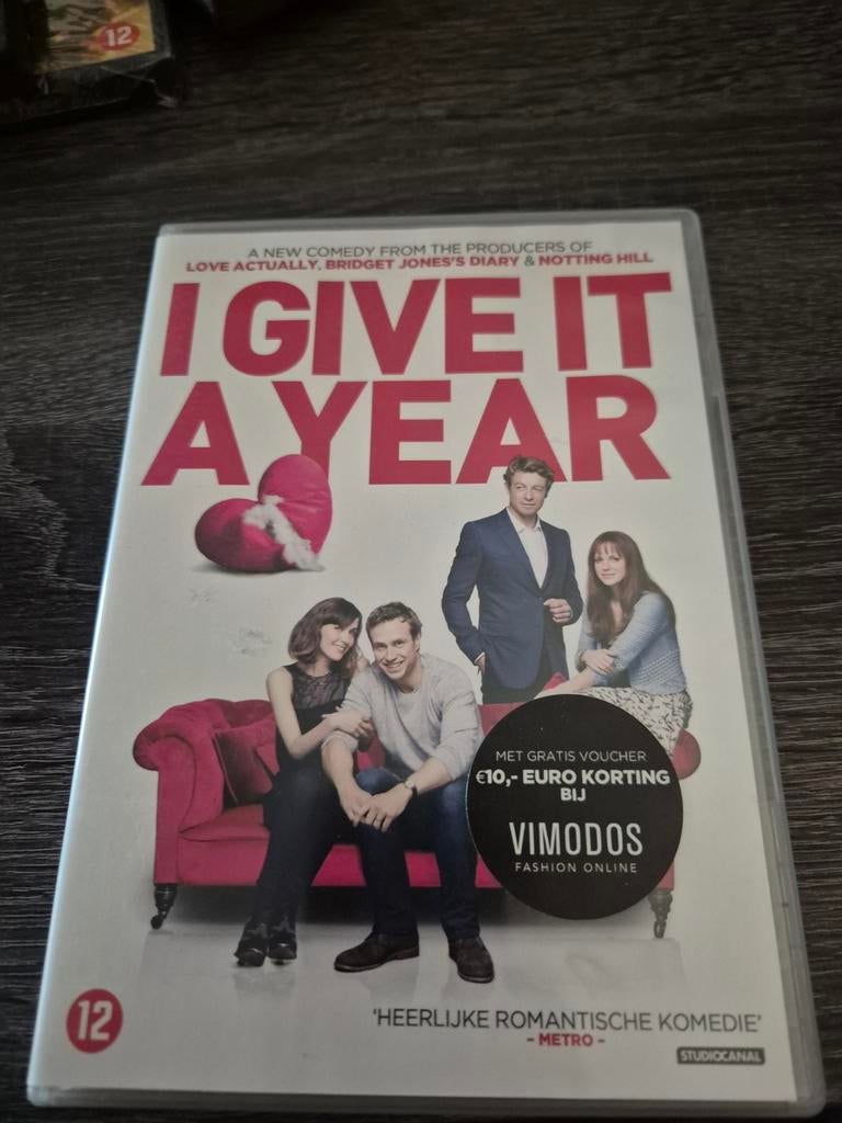 I give it a year, Alle leeftijden, Ophalen of Verzenden, Zo goed als nieuw, Romantische komedie