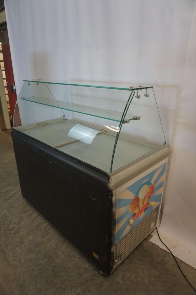 Vrieskist ijsvitrine schepijsvitrine, vriezer |  Defect, Vrieskist, 120 tot 140 cm, Niet ingevuld, Niet werkend