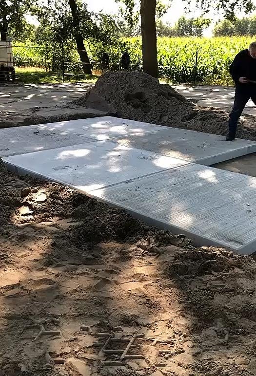 paarden paddock, voerplaats, beton platen, droge voerplek, Ophalen of Verzenden, Beton, Overige typen