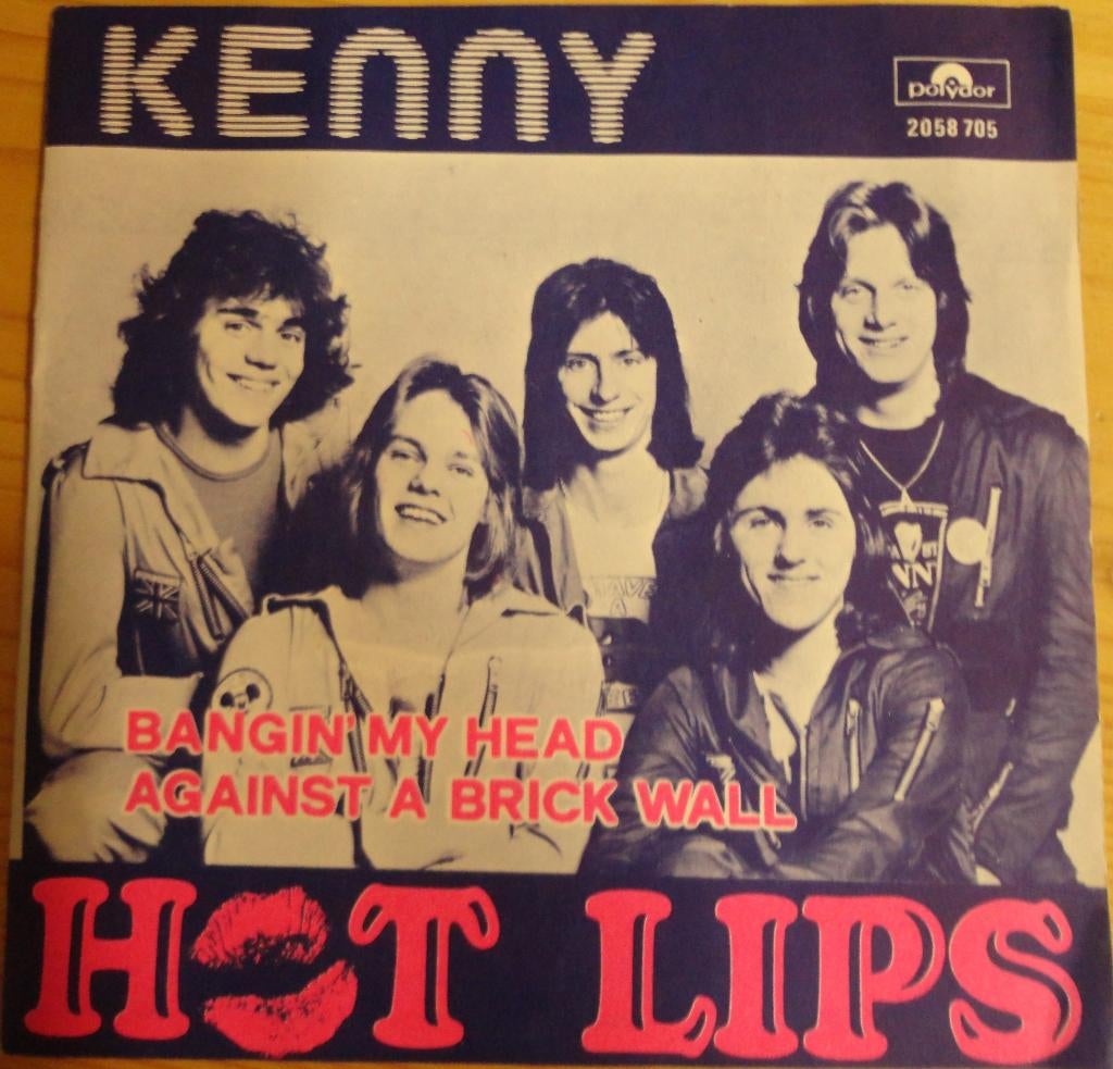 Kenny > Hot Lips, Gebruikt, 7 inch, Single, Ophalen of Verzenden