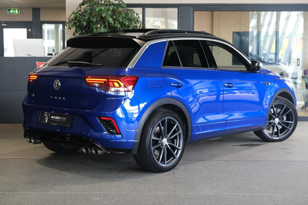 Volkswagen T-Roc 2.0 TSI 4Motion 300PK Pano Akra Leder Trek, Automaat, Gebruikt, Zwart, 4 cilinders