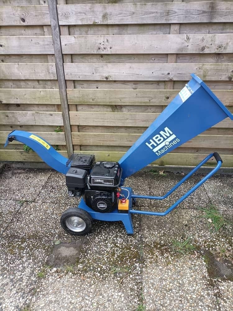 Hakselaar/Houtversnipperaar HBM, Tuin en Terras, Hakselaars, Zo goed als nieuw, Ophalen of Verzenden