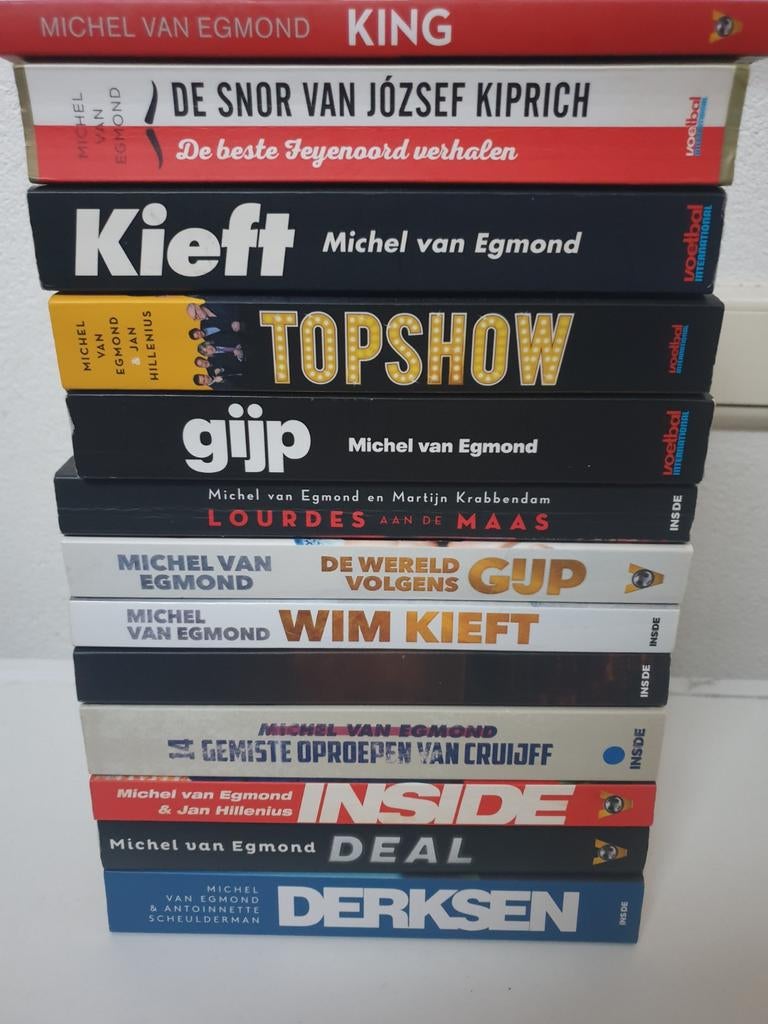 Michel van Egmond Boeken Collectie 13, Ophalen of Verzenden, Gelezen, Michel van Egmond, Overige sporten
