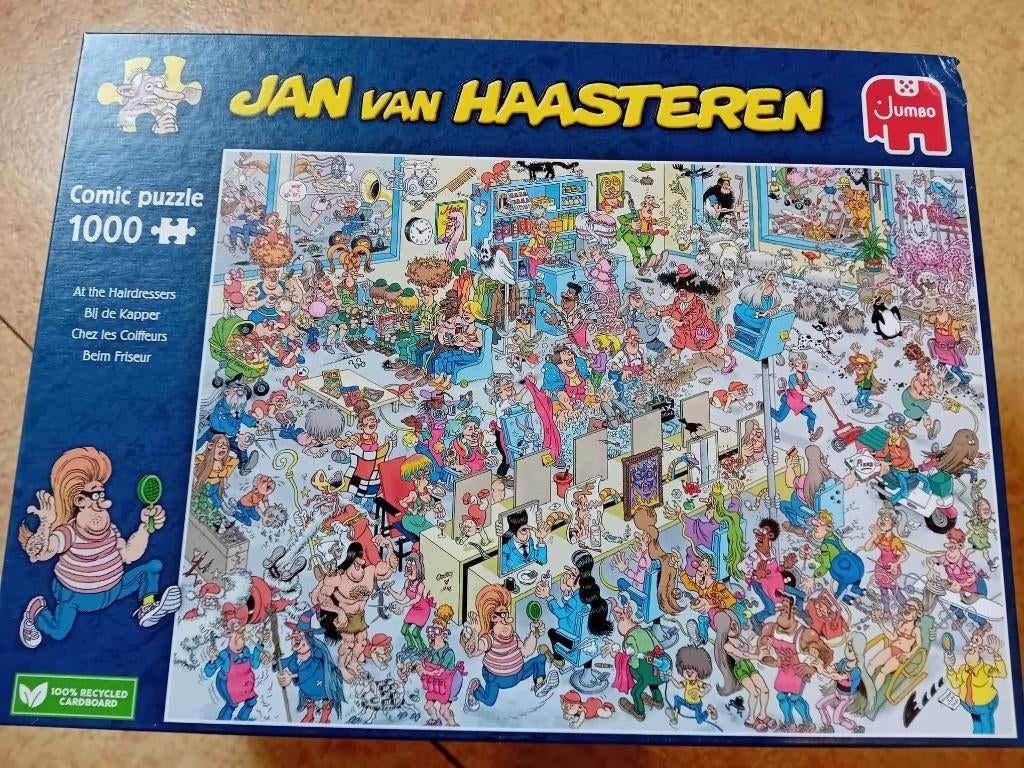 Jan van Haasteren puzzels, Ophalen, 500 t/m 1500 stukjes, Zo goed als nieuw, Legpuzzel