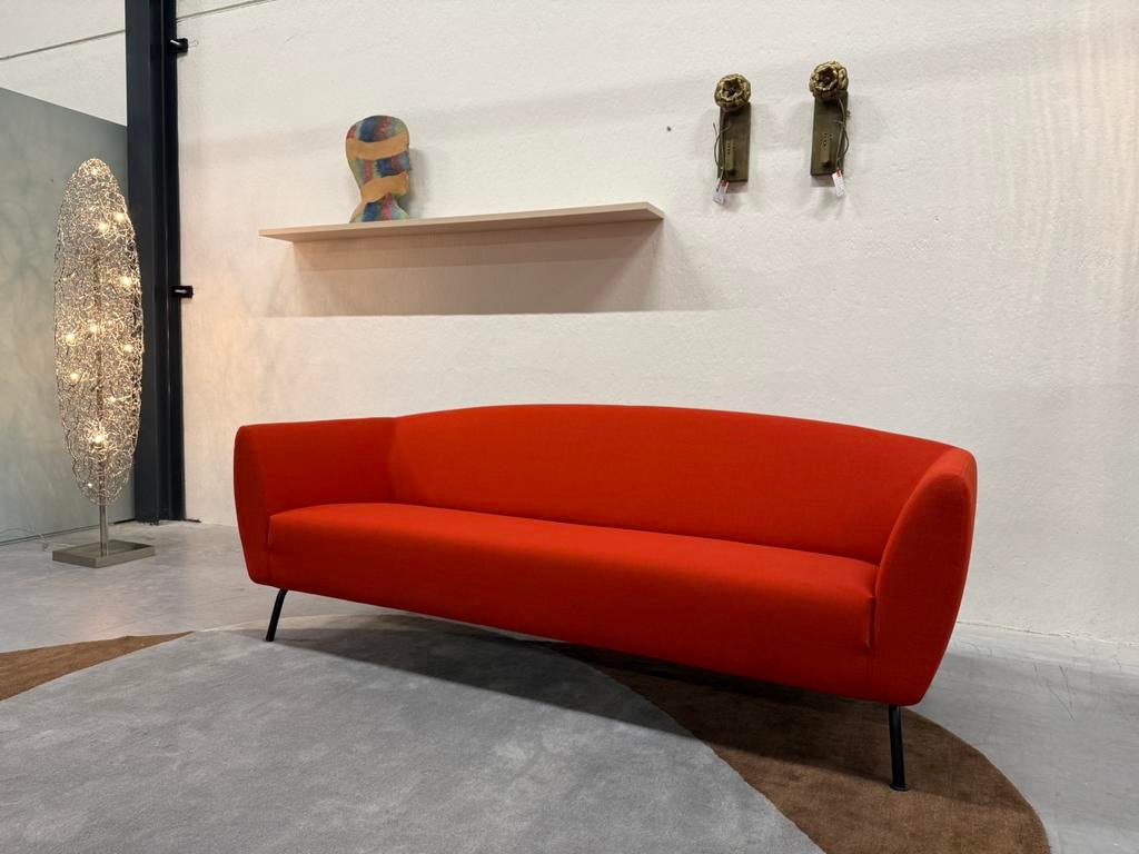 Nieuw Gelderland 6250 Bank 3 zits Rime stof Design 214, 75 tot 100 cm, Ophalen of Verzenden, Rechte bank, Gelderland