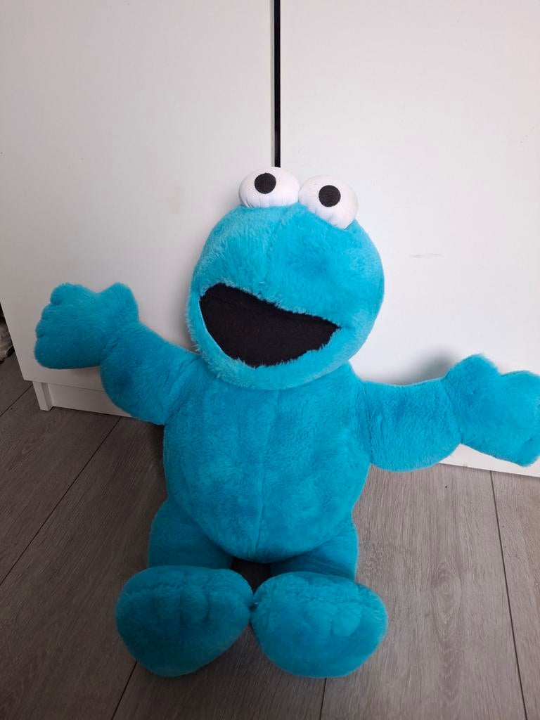 Koekiemonster knuffel Sesamstraat - 60 cm, Kinderen en Baby's, Speelgoed | Knuffels en Pluche, Zo goed als nieuw, Overige typen