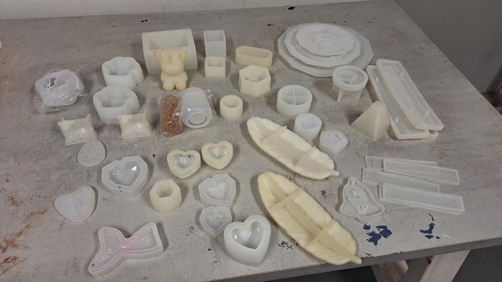 Diverse siliconen mallen voor epoxy, hars en meer, Ophalen of Verzenden, Nieuw, Gereedschap of Toebehoren