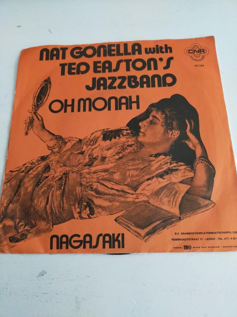 Nat Conella with Ted Easton's Jazzband , oh monah, Ophalen of Verzenden, Zo goed als nieuw, Pop