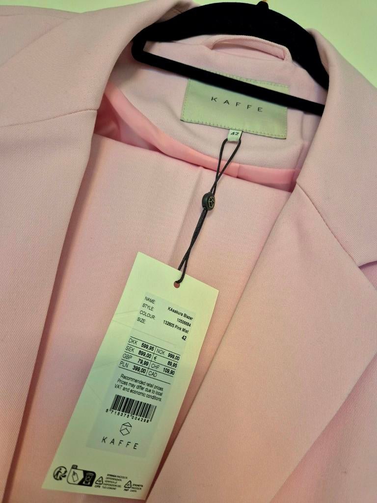 Nieuw Kaffe 2-delig pak roze maat 42, Kostuum of Pak, Kaffe, Maat 42/44 (L), Nieuw