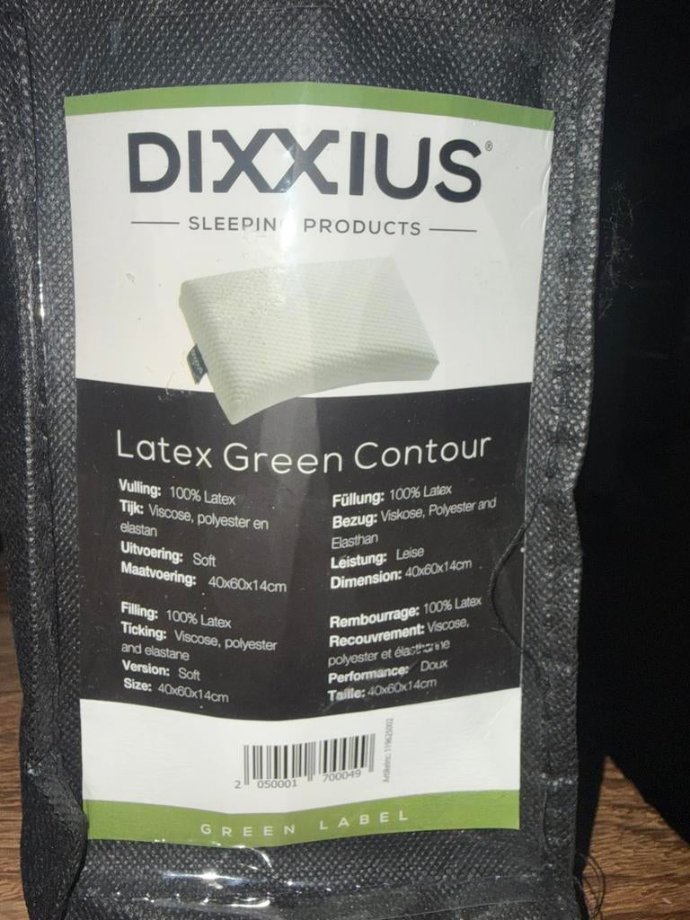 2x Dixxius hoofdkussen, Huis en Inrichting, Slaapkamer | Beddengoed, Ophalen, Eenpersoons, Wit, Zo goed als nieuw