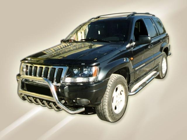 Jeep Grand Cherokee Sidebars met aluminium trede, Niet ingevuld, Niet ingevuld, Niet ingevuld