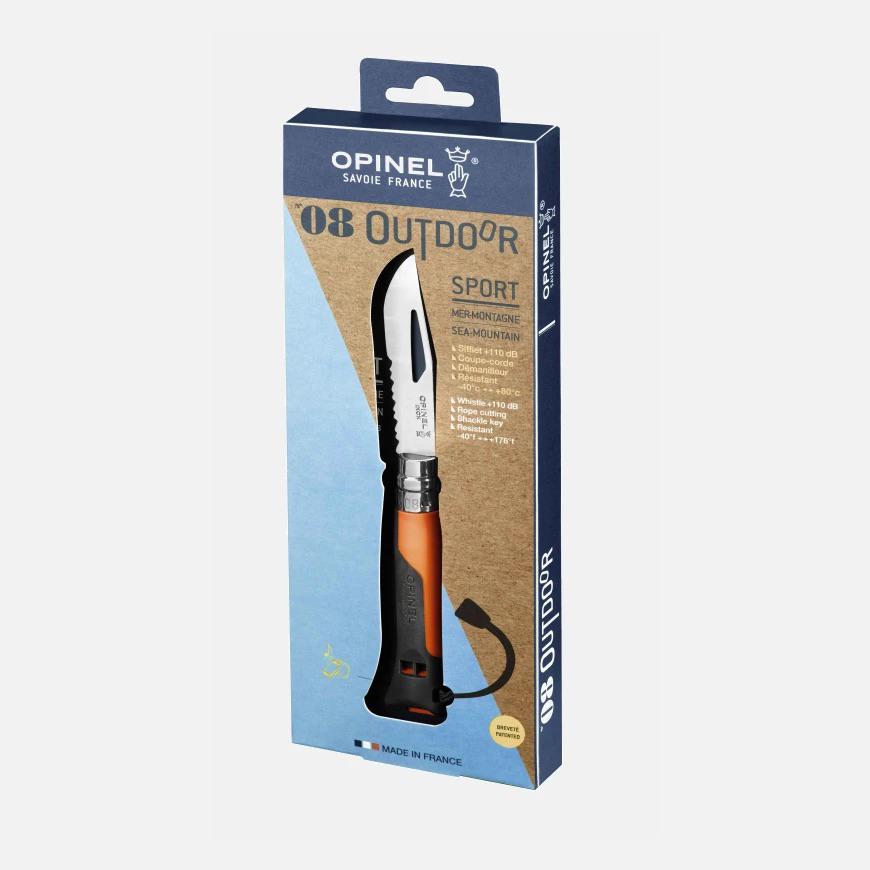 OPINEL N08 OUTDOOR ZAKMES ORANJE, Info@jefiwild.nl, Nieuw, Opinel, Zichtenburglaan 64
