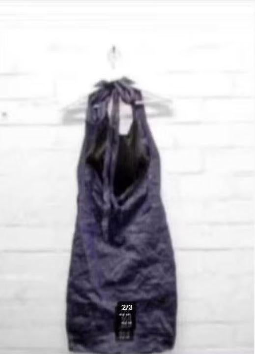 Sarah Pacini - Donkerblauwe halterjurk maat 38/40 - Nieuw, Maat 38/40 (M), Blauw, Sarah Pacini, Nieuw