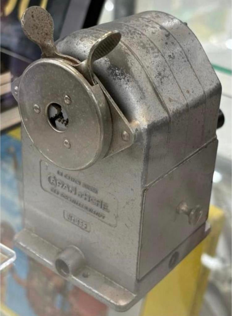 Vintage Caran d'Ache metalen puntenslijper, Ophalen of Verzenden, Zo goed als nieuw