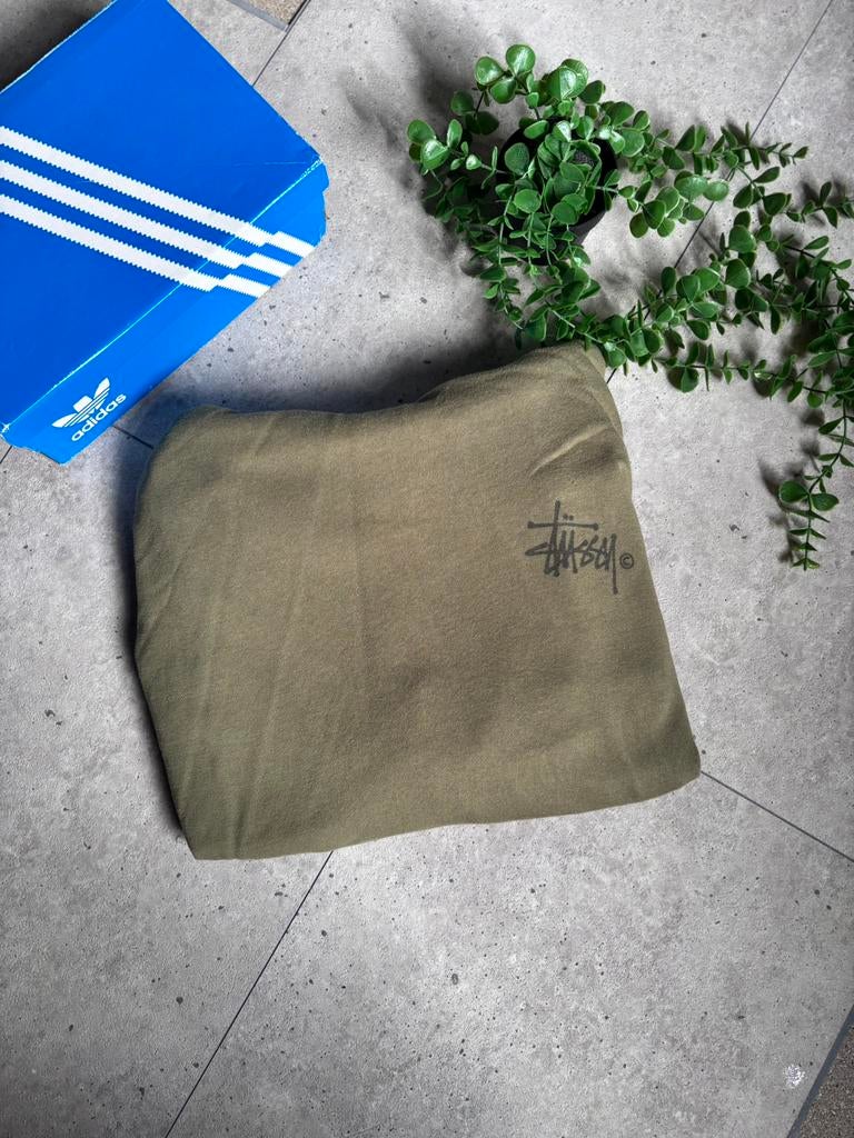 Stussy Hoodie Groen Maat M, Ophalen of Verzenden, Zo goed als nieuw, Groen