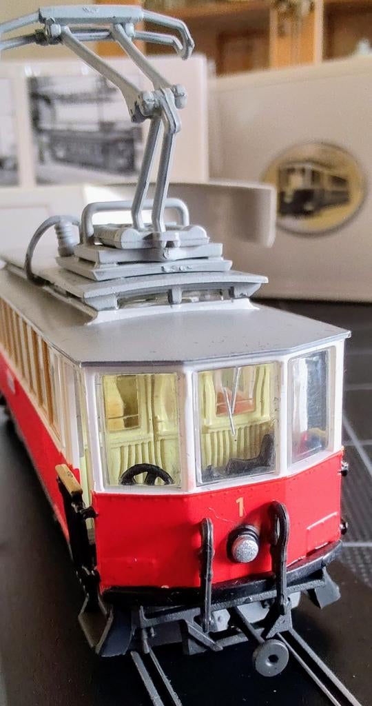 Atlas H0(m) model tram Innsbruck Stubaital Bahn 1, Overige merken, Gelijkstroom, Ophalen of Verzenden, Nieuw