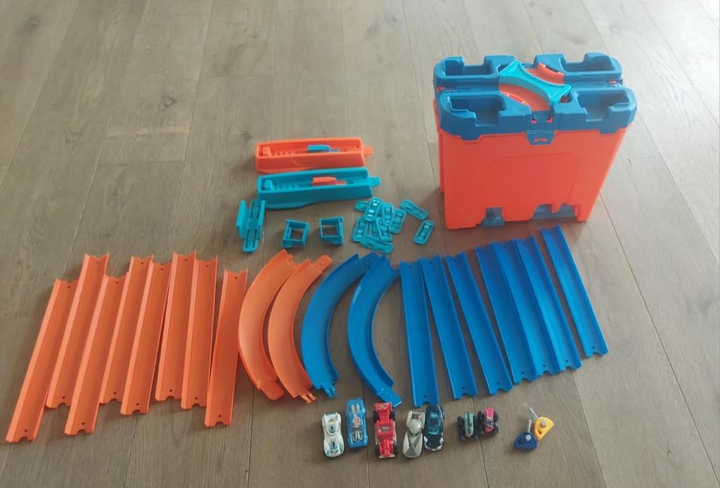 Hot Wheels Racebaan Set, Kinderen en Baby's, Speelgoed | Racebanen, Ophalen, Hot Wheels, Handmatig, Met looping