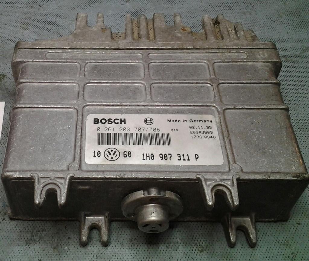 ECU BOSCH herstel 0261203707/708 VW / SEAT, Ophalen of Verzenden, Gebruikt, Seat