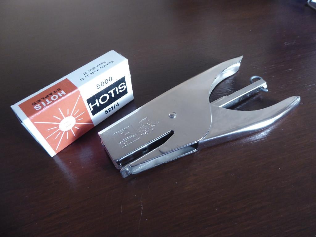 Rapid 51 Nietapparaat Chroom (incl. nietjes), Ophalen of Verzenden, Nieuw