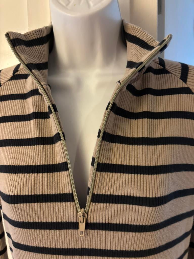 10Days schipperstrui jurk mt 3., Kleding | Dames, Ophalen of Verzenden, Zo goed als nieuw, Zwart, Onder de knie