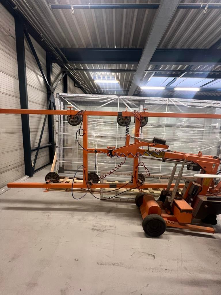 Kozijntiller / Glaszuiger - Industrieel, Ophalen of Verzenden, Gebruikt, IJzer