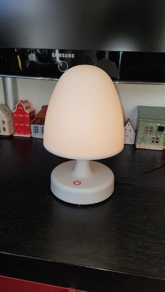 Kunststof paddenstoel ledlamp, lees de beschrijving, Ophalen of Verzenden, Minder dan 50 cm