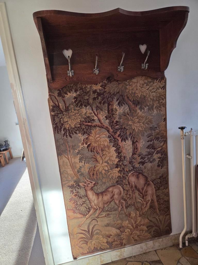 Kapstok met kleed, Huis en Inrichting, Woonaccessoires | Kapstokken, Zo goed als nieuw, Minder dan 100 cm, Hout, Ophalen