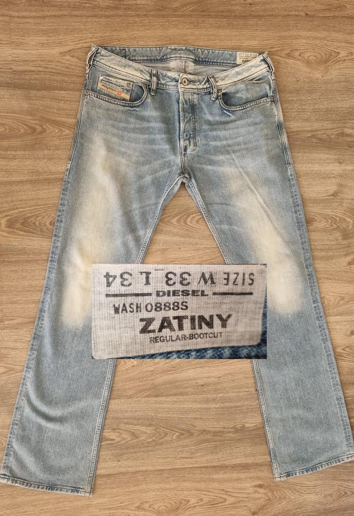 Diesel ZATINY W33 L34 * 33x34 #Vintage #Bootcut #D2423, Kleding | Heren, DIESEL, Diesel, Blauw, Ophalen of Verzenden