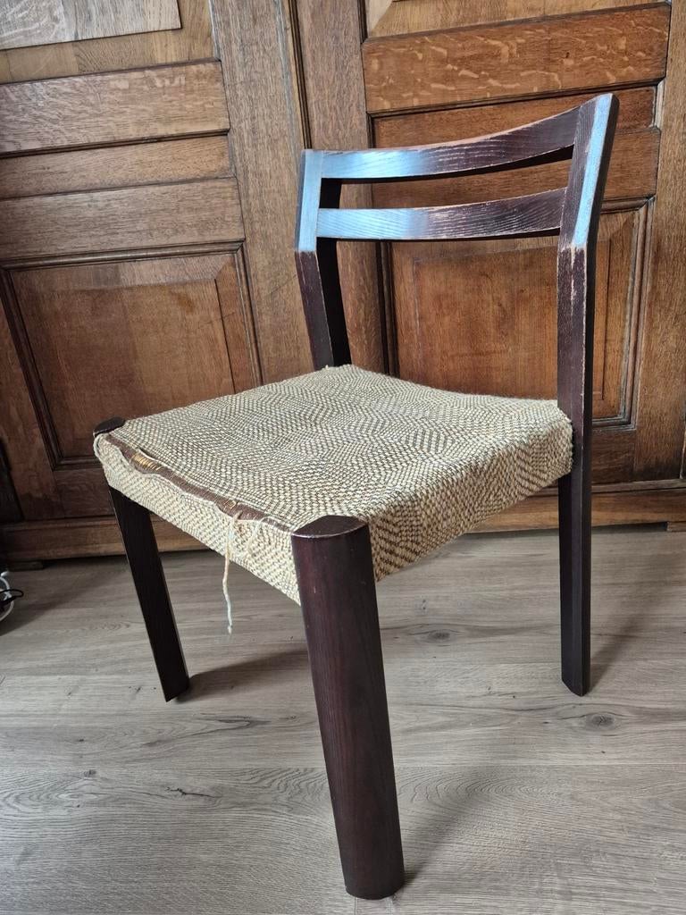 Set van 4 Japandi Stoelen, Huis en Inrichting, Stoelen, Ophalen, Stof, Twee