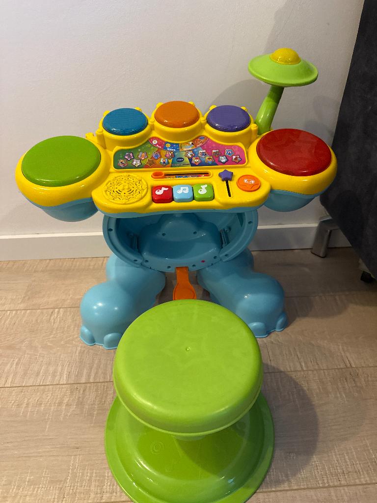 Vtech drumstel, Ophalen, Zo goed als nieuw, 6 maanden tot 2 jaar