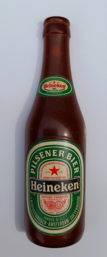 Vintage Heineken promo flesopener, Ophalen of Verzenden, Zo goed als nieuw, Flesopener, Heineken