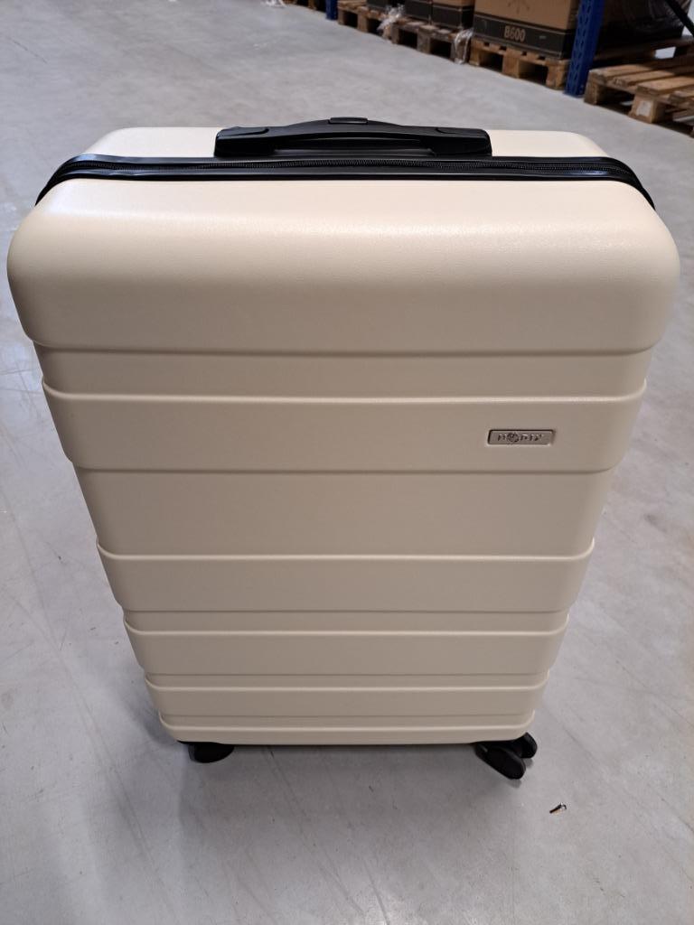 Reiskoffer groot 76x49x27 - 100L - Norix - Sand White, Hard kunststof, 45 tot 55 cm, Ophalen of Verzenden, Zo goed als nieuw