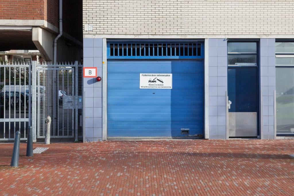 Parkeerplaats in Leiden, Zuid-Holland