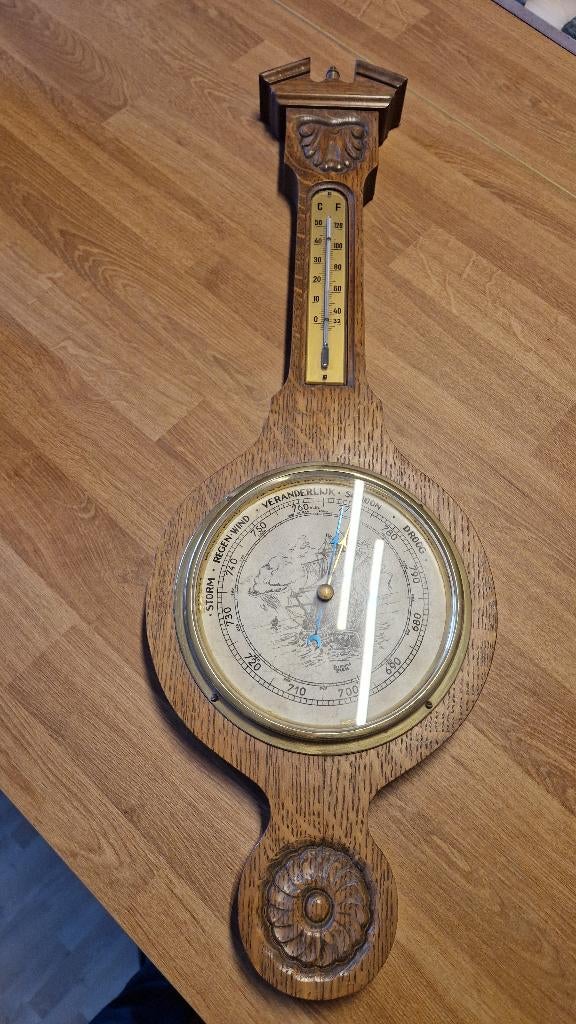barometer armand pien, Audio, Tv en Foto, Weerstations en Barometers, Ophalen, Zo goed als nieuw, Barometer