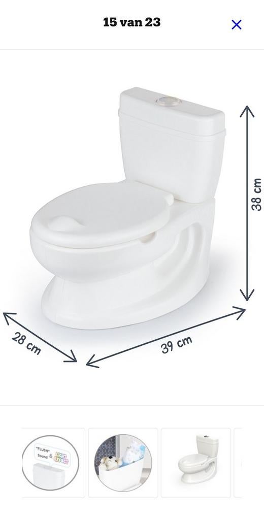 Kinder WC Potje, Ophalen, Zo goed als nieuw, Overige typen, Met licht