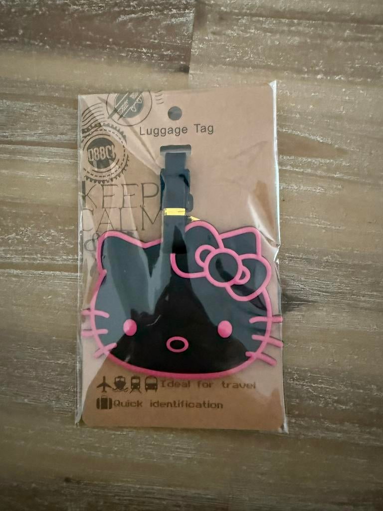 Hello Kitty kofferlabel, Verzamelen, Disney, Ophalen of Verzenden, Overige figuren, Nieuw, Tas, Koffer of Zak