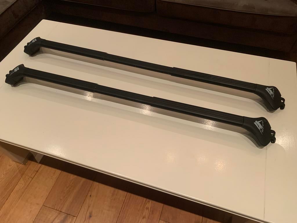 Sorent Modula oval dakdragers voor dakrails - 1x gebruikt, Ophalen of Verzenden, Nieuw