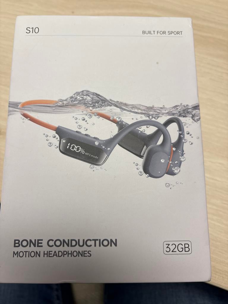 Bone conduction headset - Nieuw!, Audio, Tv en Foto, Koptelefoons, Overige merken, Nieuw, Draadloos, Op oor (supra aural)