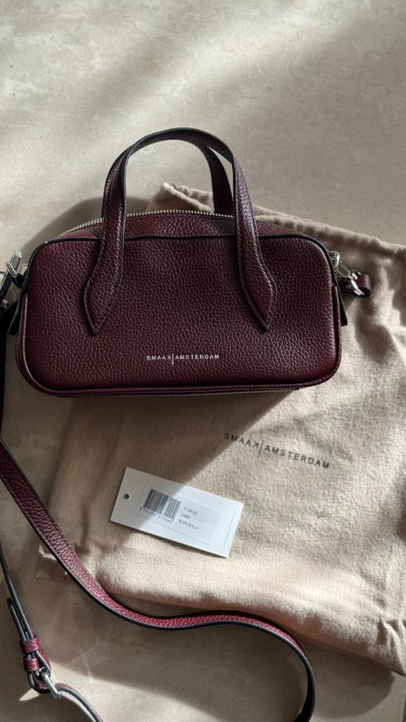 Smaak Amsterdam Jaimy bordeauxrood tasje, Sieraden, Tassen en Uiterlijk, Tassen | Damestassen, Ophalen of Verzenden, Nieuw, Rood