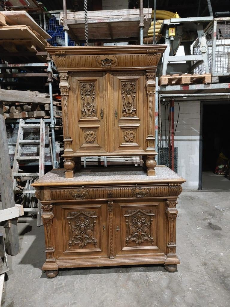 mooie Mechelse kasten, Ophalen, Met plank(en), Gebruikt, Eikenhout