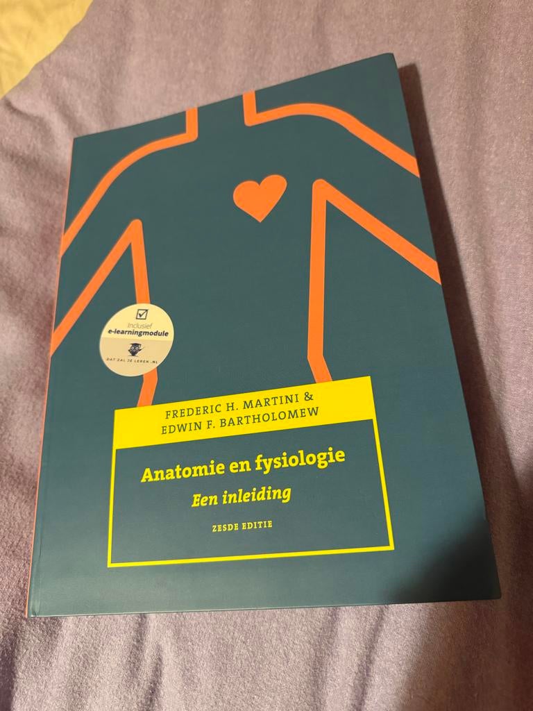 Anatomie en fysiologie - Zesde editie, Ophalen of Verzenden, Beta, Zo goed als nieuw, HBO