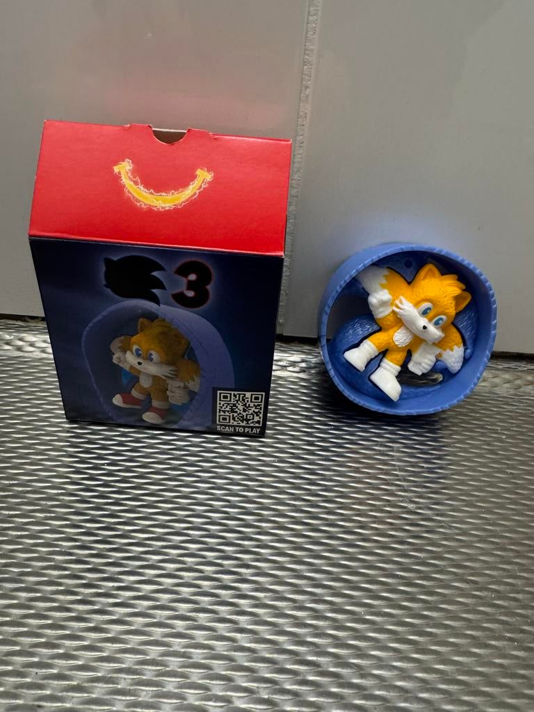 McDonald's Sonic Speelgoed - Tails, Ophalen of Verzenden, Zo goed als nieuw