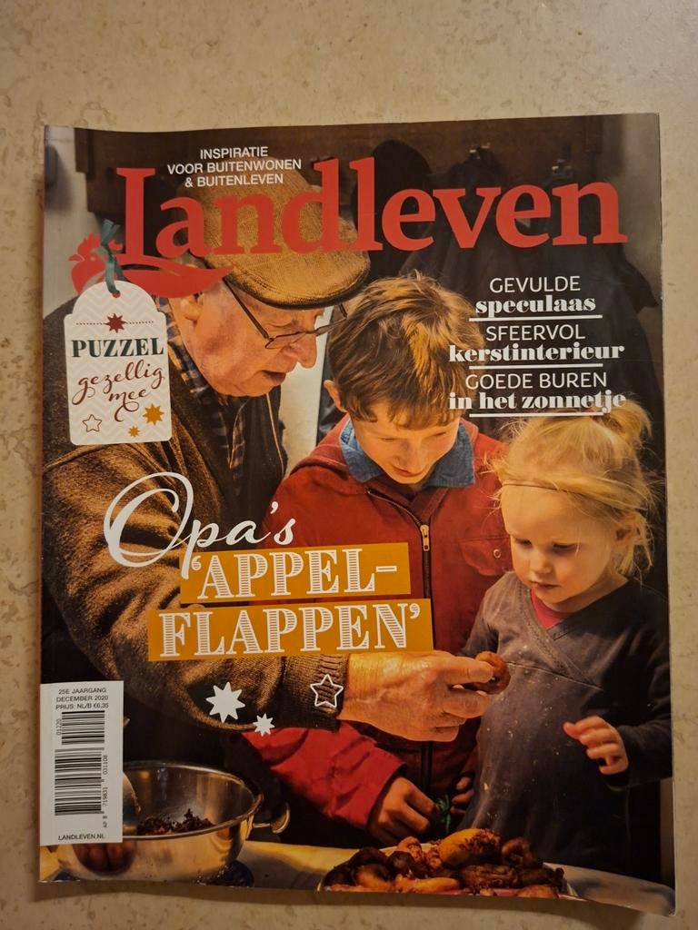 Landleven Tijdschrift December 2020 Nieuw. Appelflappen...., Boeken, Tijdschriften en Kranten, Ophalen of Verzenden, Nieuw, Overige typen