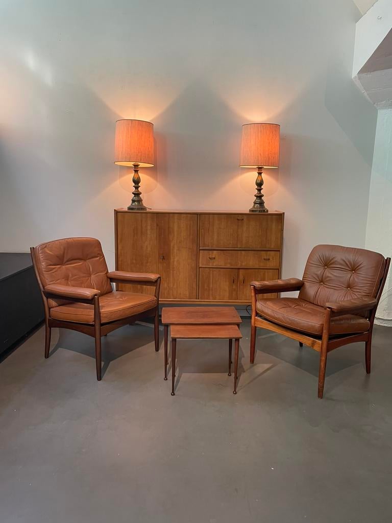 Vintage g-mobel fauteuils jaren 60 70 vintage, Ophalen, ., 2de hands, 75 tot 100 cm