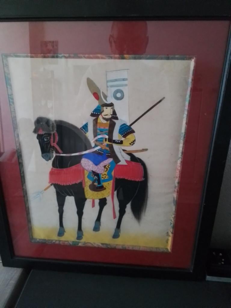 Samoerai op paard, Antiek en Kunst, Ophalen of Verzenden