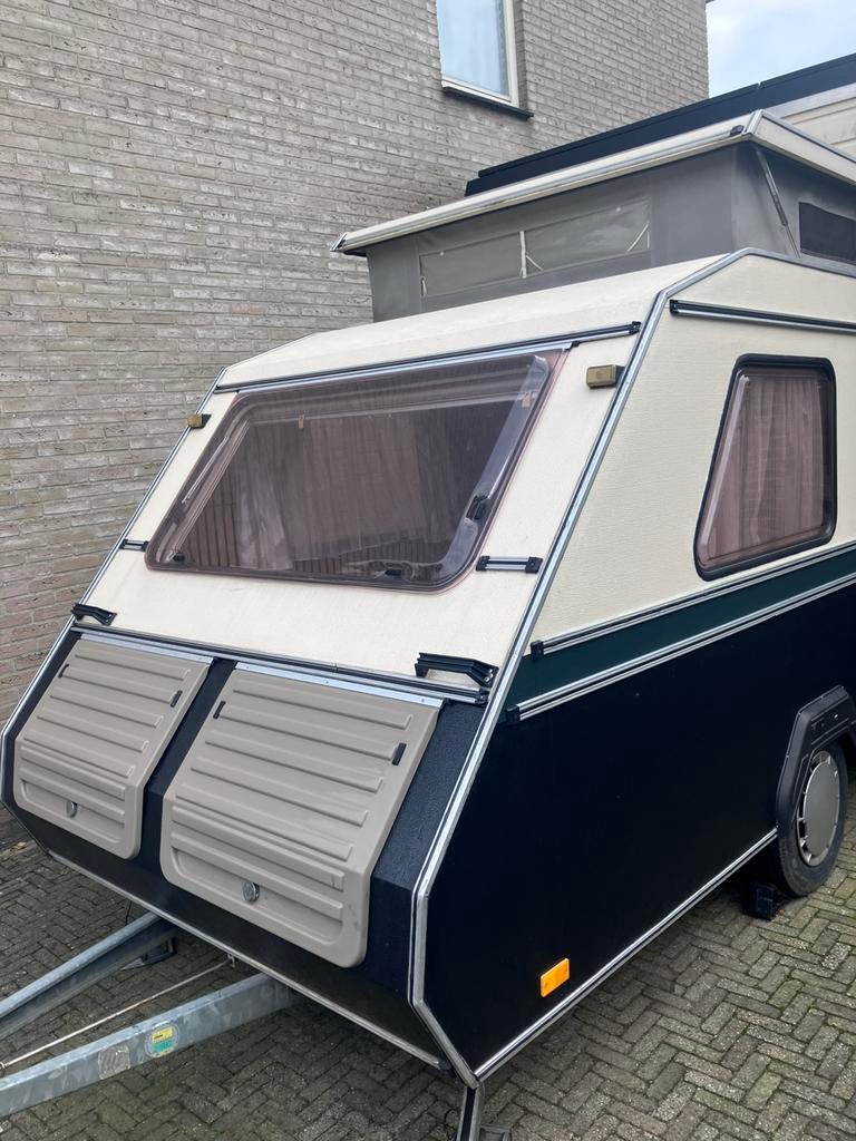 Kip kk300, vintage, shelter, luifel, voortent, fietsendrager, Caravans en Kamperen, Ophalen