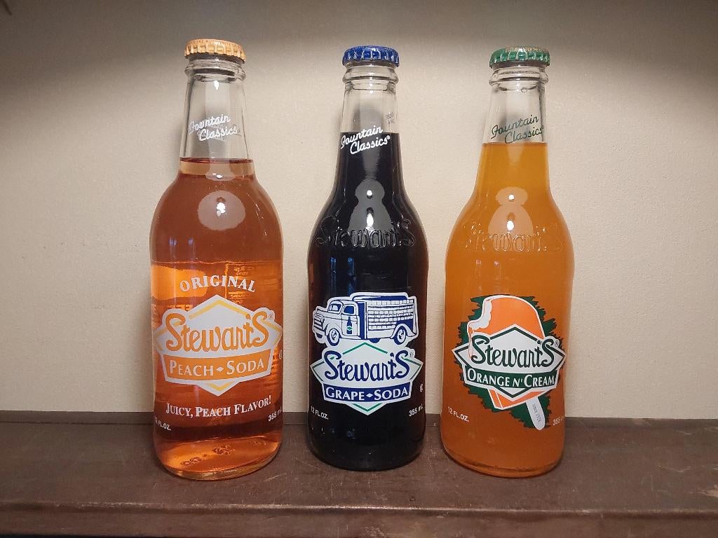 Limonade flessen 3 stuks Stewarts Soda 355ml, Verzamelen, Ophalen of Verzenden, Nieuw