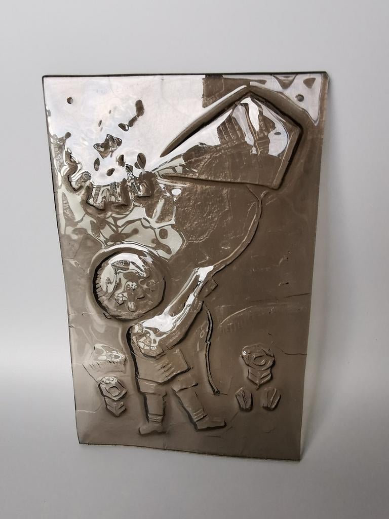 Vintage raamhanger kind met vlieger Erik Höglund Kosta Boda, Antiek en Kunst, Antiek | Glas en Kristal, Verzenden