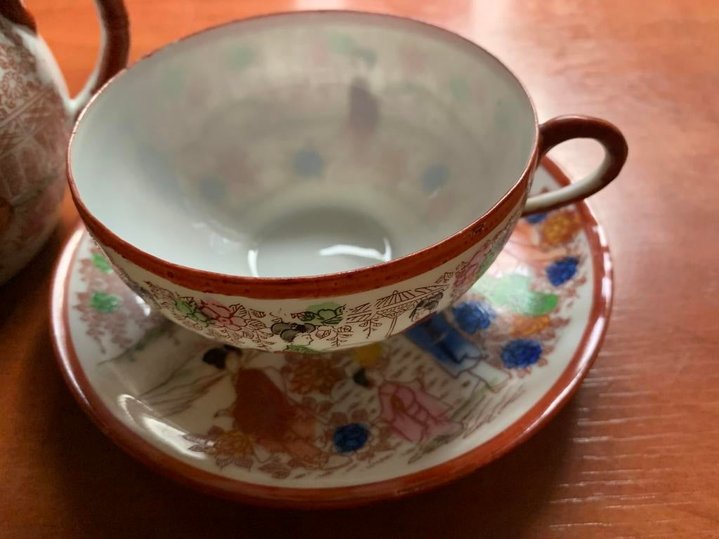 2 zeer oude Chinese kop en schotel‼️, Ophalen of Verzenden